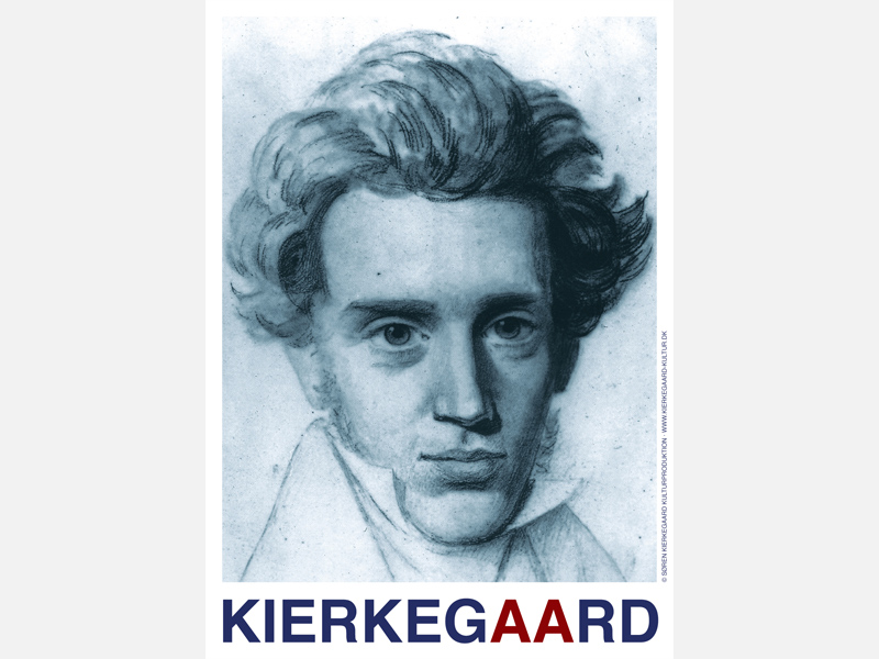 kierkegaardi näitus 1 A6A2poster postkort kk-1